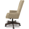 Καρέκλα γραφείου Baldridge, με ξύλινο σκελετό και κάθισμα επενδεδυμένο με ταπετσαρία. Διαθέτει μηχανισμό για ρυθμιζόμενο ύψος καθίσματος.