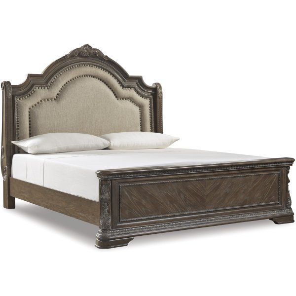 Κρεβάτι Ashley Charmond, σε παραδοσιακό στυλ. Διαθέτει φινίρισμα πολλών αποχρώσεων.